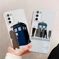 doctor who tardis phone case transparent for oppo find a 1 91 92s 83 79 77 72 55 59 73 93 39 57 x3 realmev15 reno5 pro plus