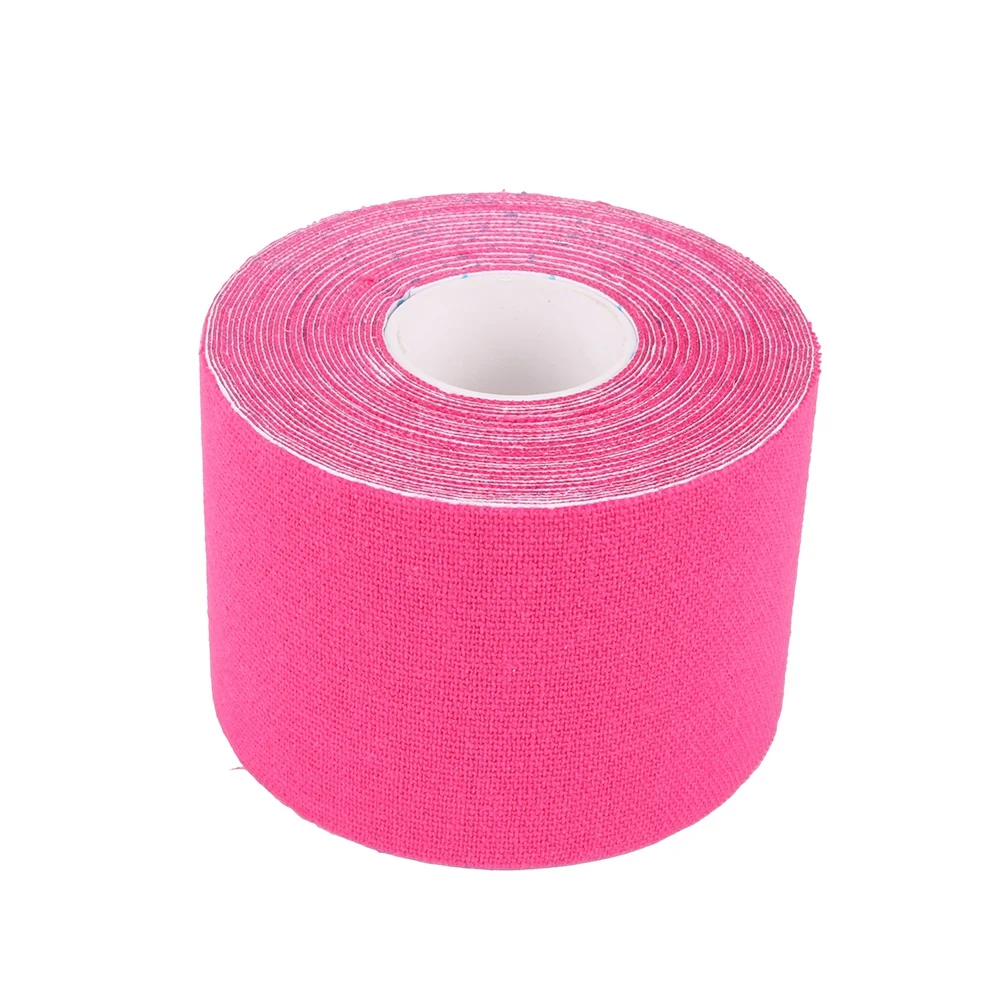 

5M 5cm Breathable Cotton Kinesiology Tape Sports Elastic Roll Adhesive Muscle Bandage Pain Care Tape Knee Elbow Protector