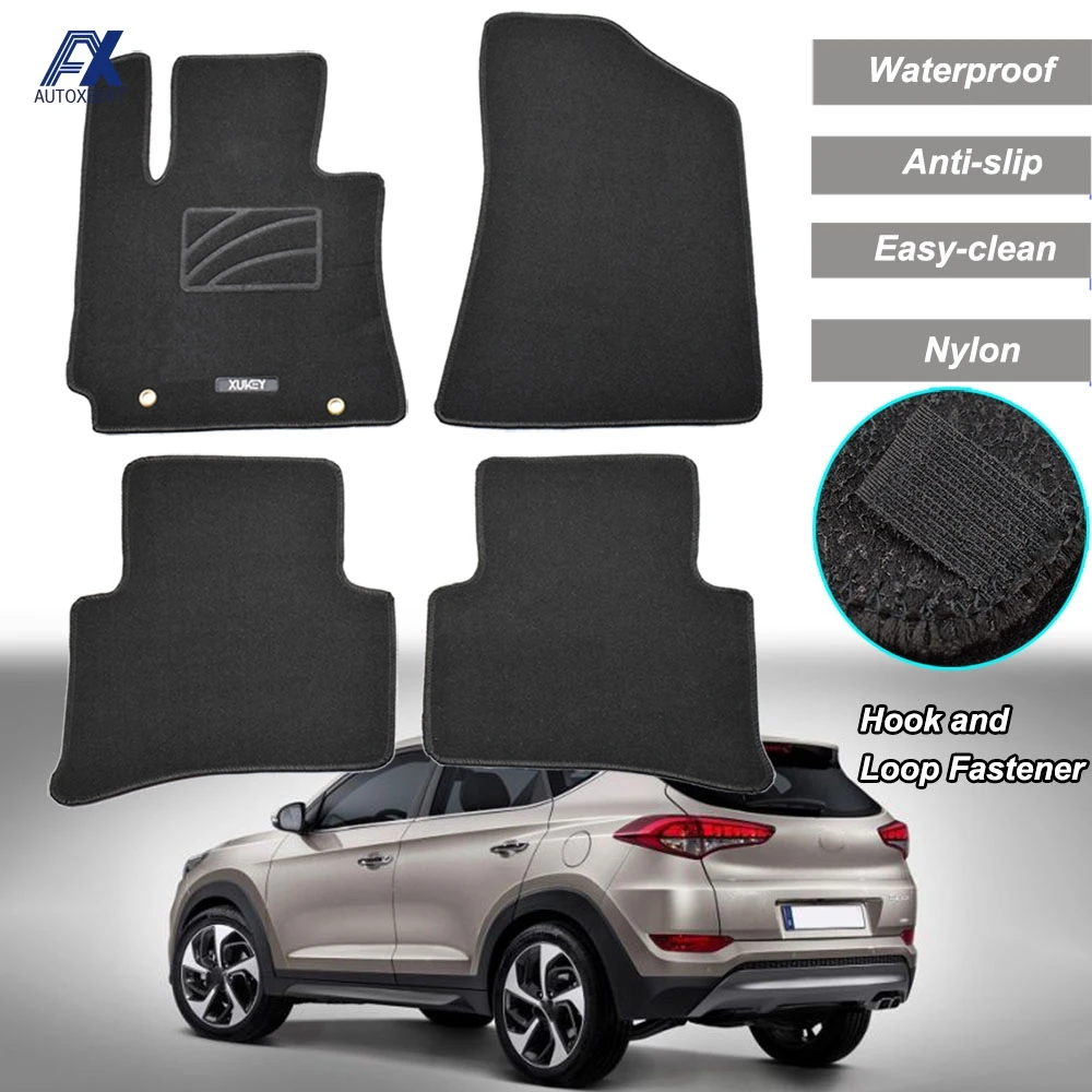4 шт автомобильный коврик коврики для Hyundai Tucson 2016 2017 2018 2019 LHD анти скольжения