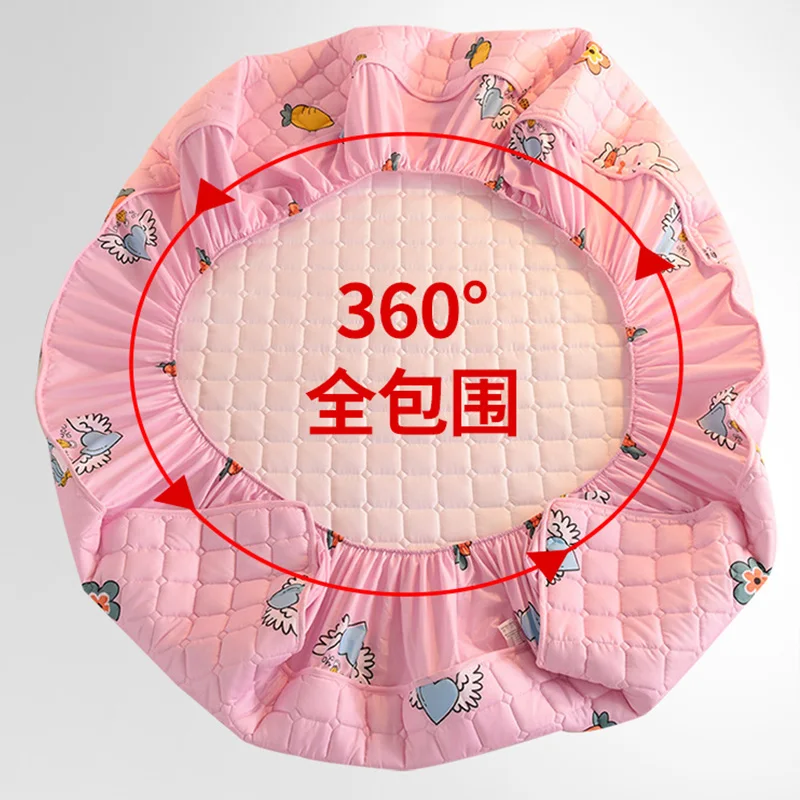 Стеганое покрывало на кровать новое толстое стеганое матрас из матовой ткани с