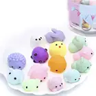 Мягкая игрушка Mochi Squishi, милый Сжимаемый мягкий мяч с животными, 243664 шт., милый Восстанавливающий форму, снятие стресса