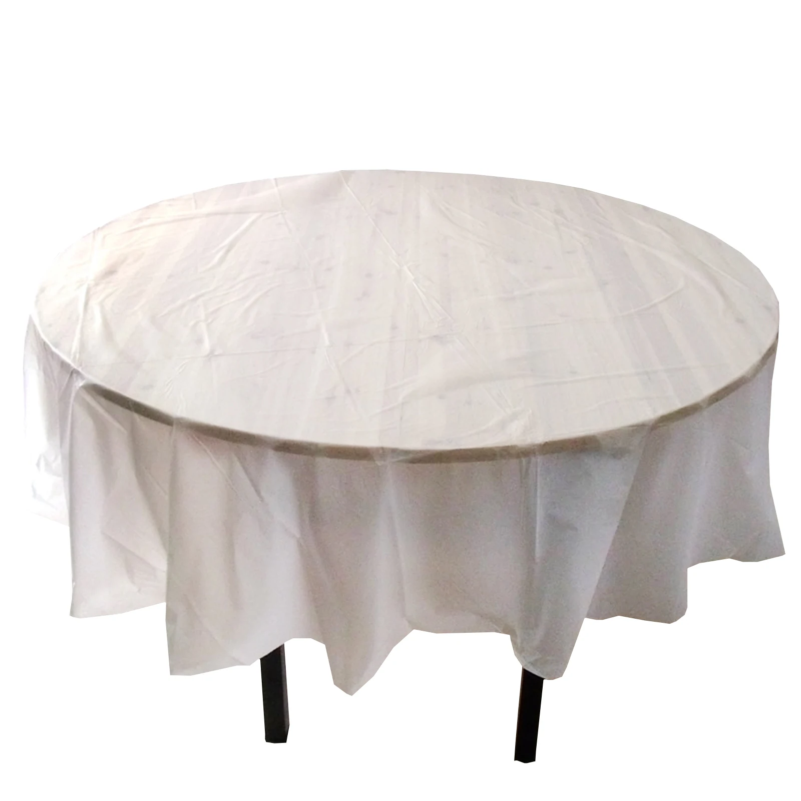 213 см пластмассовый круглый стол накрыть тканью на круглом носке больших начисто