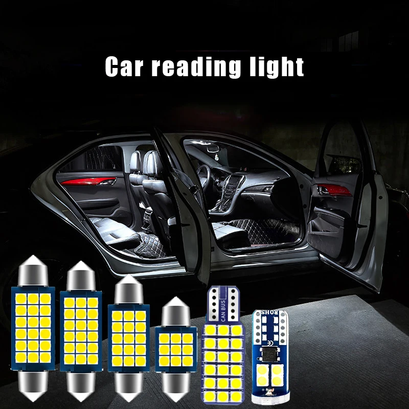 

4pcs T10 W5W Auto LED Bulbs Car Interior lights kit Dome Reading Trunk Lamp For Honda Civic 2014 2015 2016 2017 2018 2019 FA FD