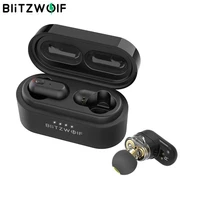 dual dynamic driver blitzwolf bw fye7 tws earbuds bluetooth compatible in ear wireless earphones pro bass stereo hifi music