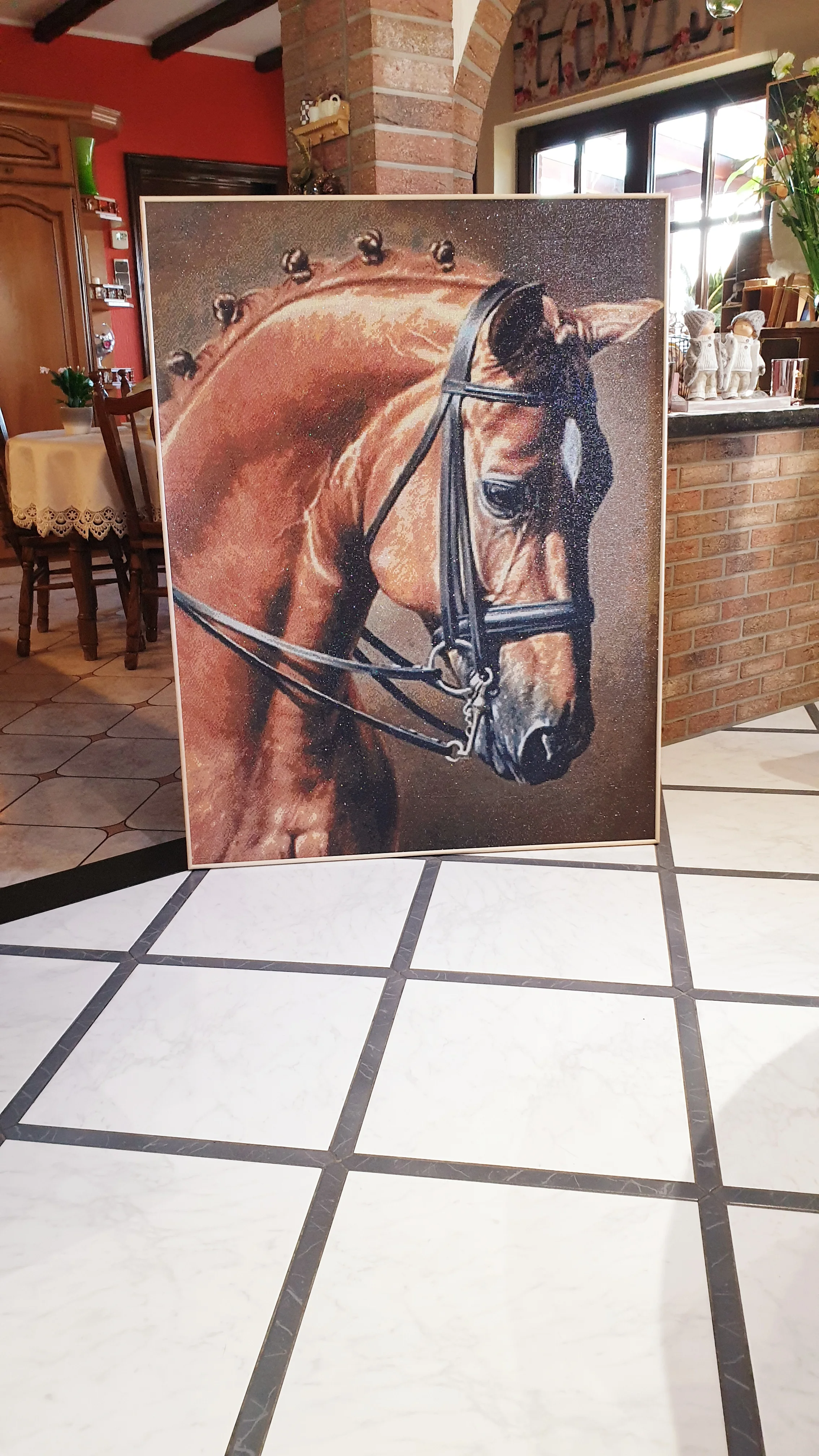 Картина из страз искусственная вышивка квадратная картина ручной работы модель