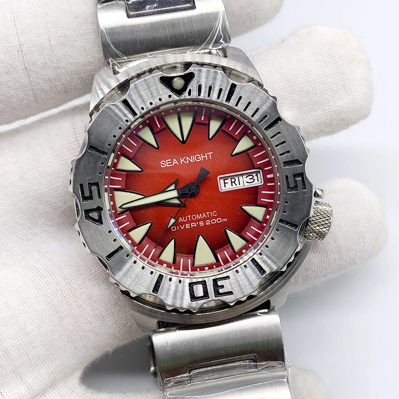 Цена Мужские Водонепроницаемые механические часы с автоподвижным механизмом, 200 м