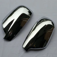 for 2004 2012 peugeot 307 cc sw 407 door side wing mirror chrome cover rear view cap accessories 2pcs per set car stying