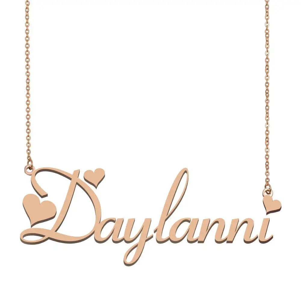 

Daylanni NAME Necklace, Custom Name Necklace for Women Girls Best Friends Birthday Wedding Christmas Mother Days Gift