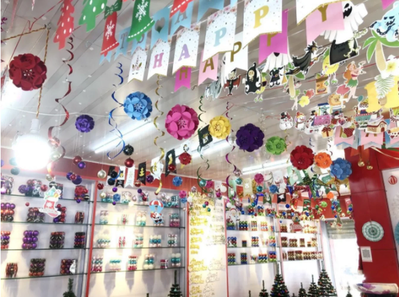 1 шт. Новый мультяшный флаг Рождественский рождественские украшения товары для