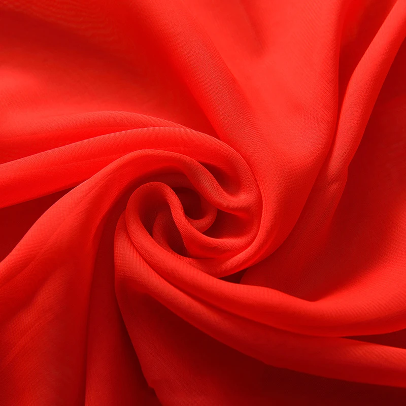 Chiffon fabric，Georgette，solid color dress fabric，Lining，summer soft fabric，by one yard sale | Fabric