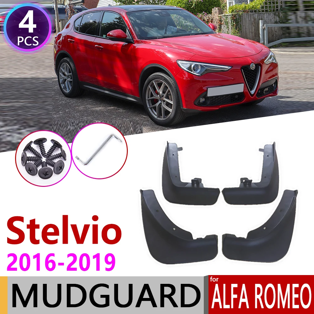 Спереди и сзади автомобиля брызговик для Alfa Romeo Stelivo внедорожник 2016 ~ 2019 Fender