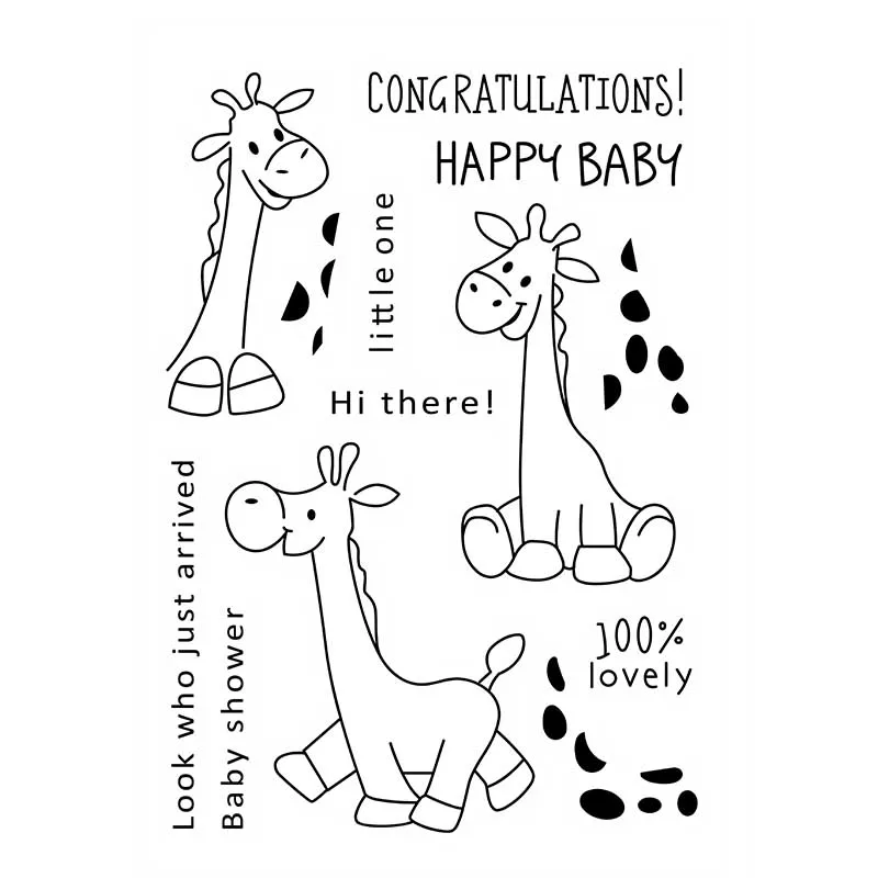 Одуванчик угол эльф прозрачные штампы/Силиконовая печать для заколки детей