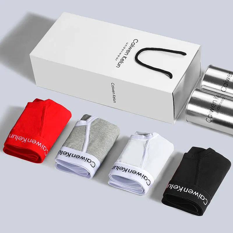 4-piece Set Male Panties Cotton Triangle Comfortable Breathable Men's Panties Underwear Man