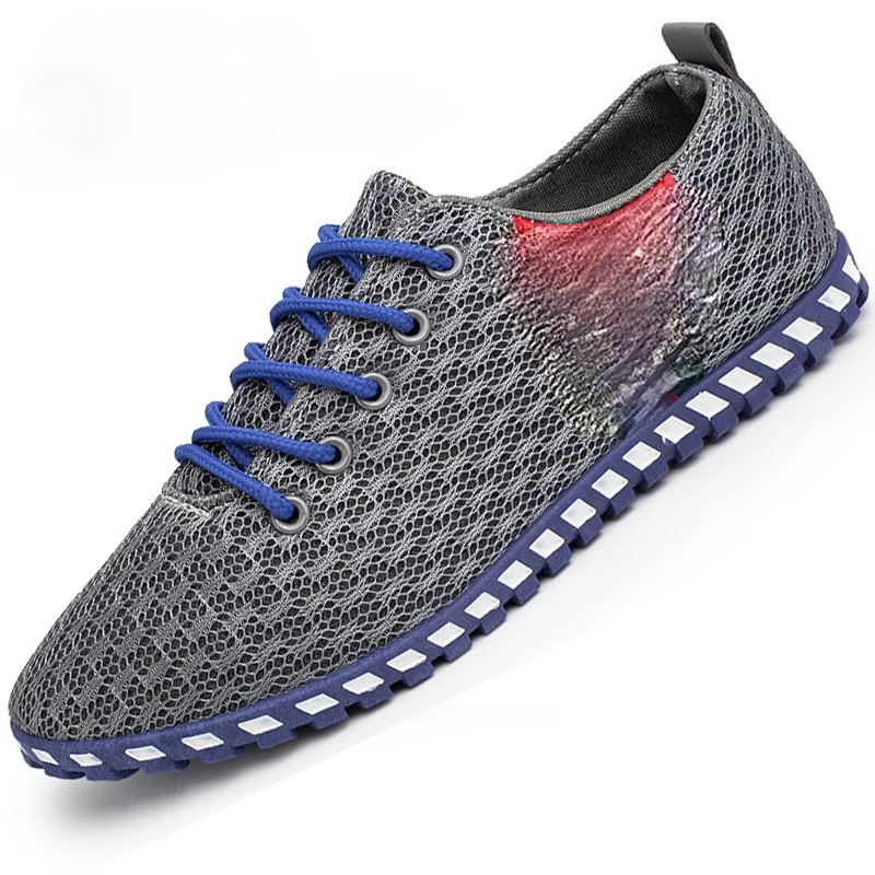

2021 Summer Breathable Trend Fashion Men's Shoes Comfortable Casual Shoes Sports Shoes Fashion Flat Shoes