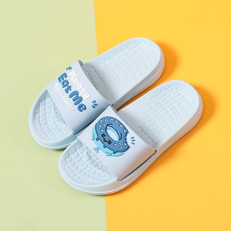 Шлепанцы для мальчиков и девочек мягкая подошва домашняя обувь начинающих