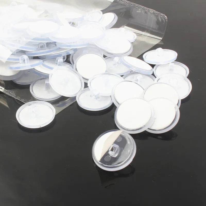 

Wall Storage Organization Ceiling Transparent Strong Hook Self Adhesive Christmas Seamless Hanging Flag Hooks Round Small Disc