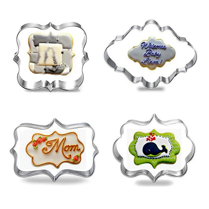 1 комплект из нержавеющей стали рамка для крещения форма печенья нож набор