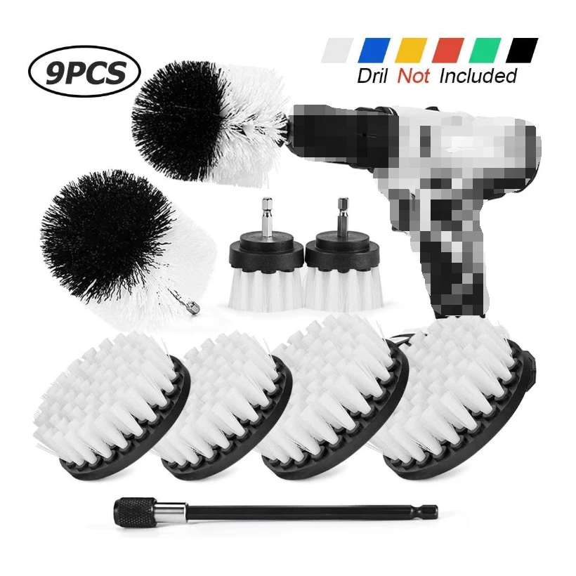 Белая мягкая щетка для чистки аксессуары дрели душа очистки бытовая кухонная