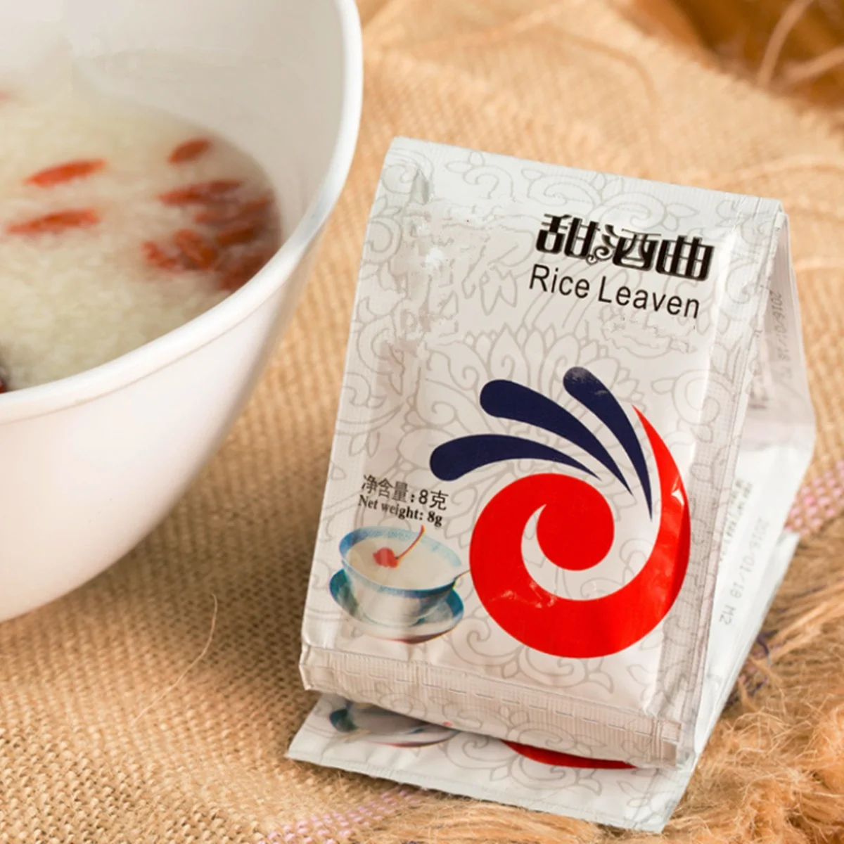 

1 упаковка спиртовых дрожжей, активные сухие дрожжи, дрожжи для сладкого риса, песни вина, ферментированные