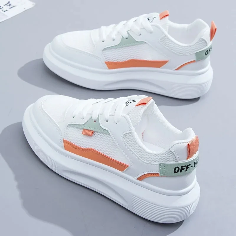 

Shoes For Women 2022 Summer Mesh Breathable Spring New Casual Sports Flats Wild Zapatillas Mujer Chaussure Femme Sneakers Mujer