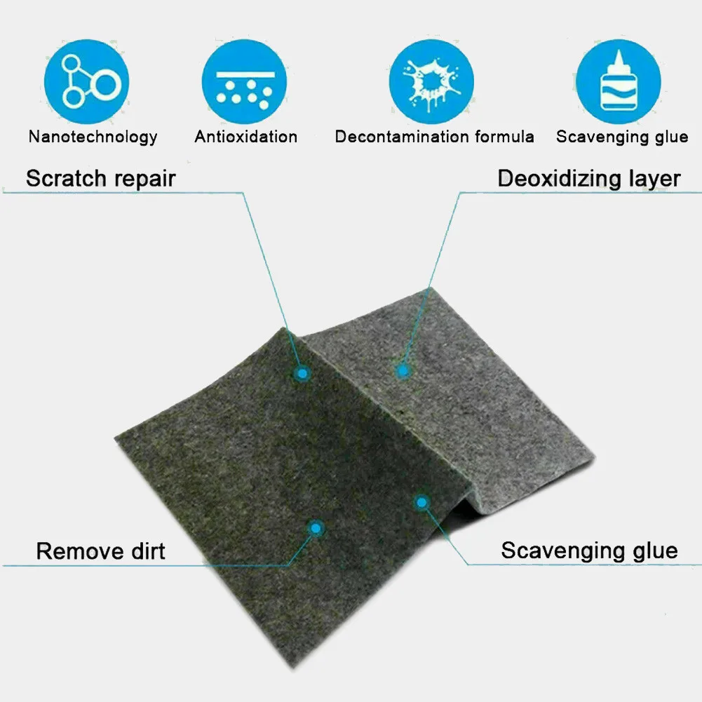 

Scratch Nano Cloth Scratch Repair Surface Cleaning Tool Universal Black Cloth