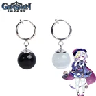 Серьги Genshin Impact Qiqi, клипса для ушей, тартаглия, Венти, кейя, альбергар, висячие серьги для косплея, подвеска, ювелирные изделия, аксессуары для костюма