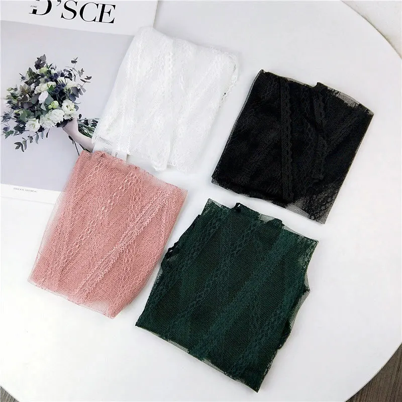 2020 сексуальный однотонный кружевной шарф женская мода четыре сезона стюардесс