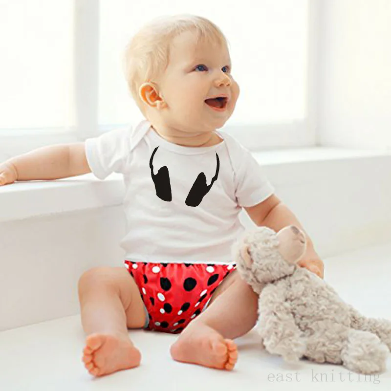 2019 комбинезон для новорожденных девочек и мальчиков одежда Забавный с короткими