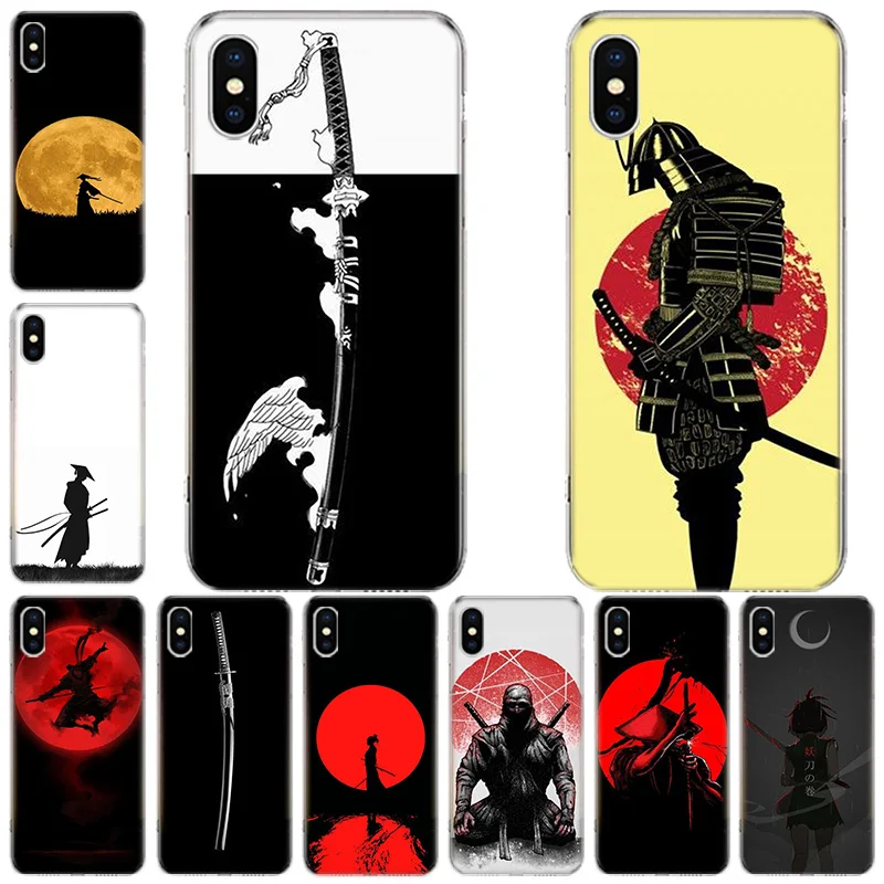 Чехол для телефона японского самурайского ниндзя Apple Iphone 13 Pro Max 12 Mini 11 X XS XR 8 7 6 6S Plus