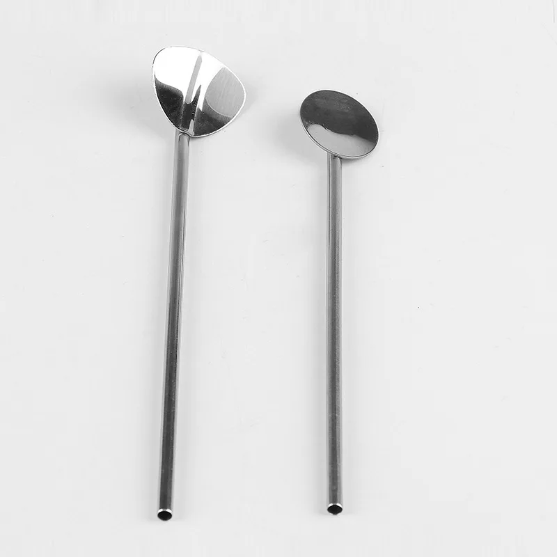 Нержавеющая сталь в форме сердца металлическая многофункциональная соломенная