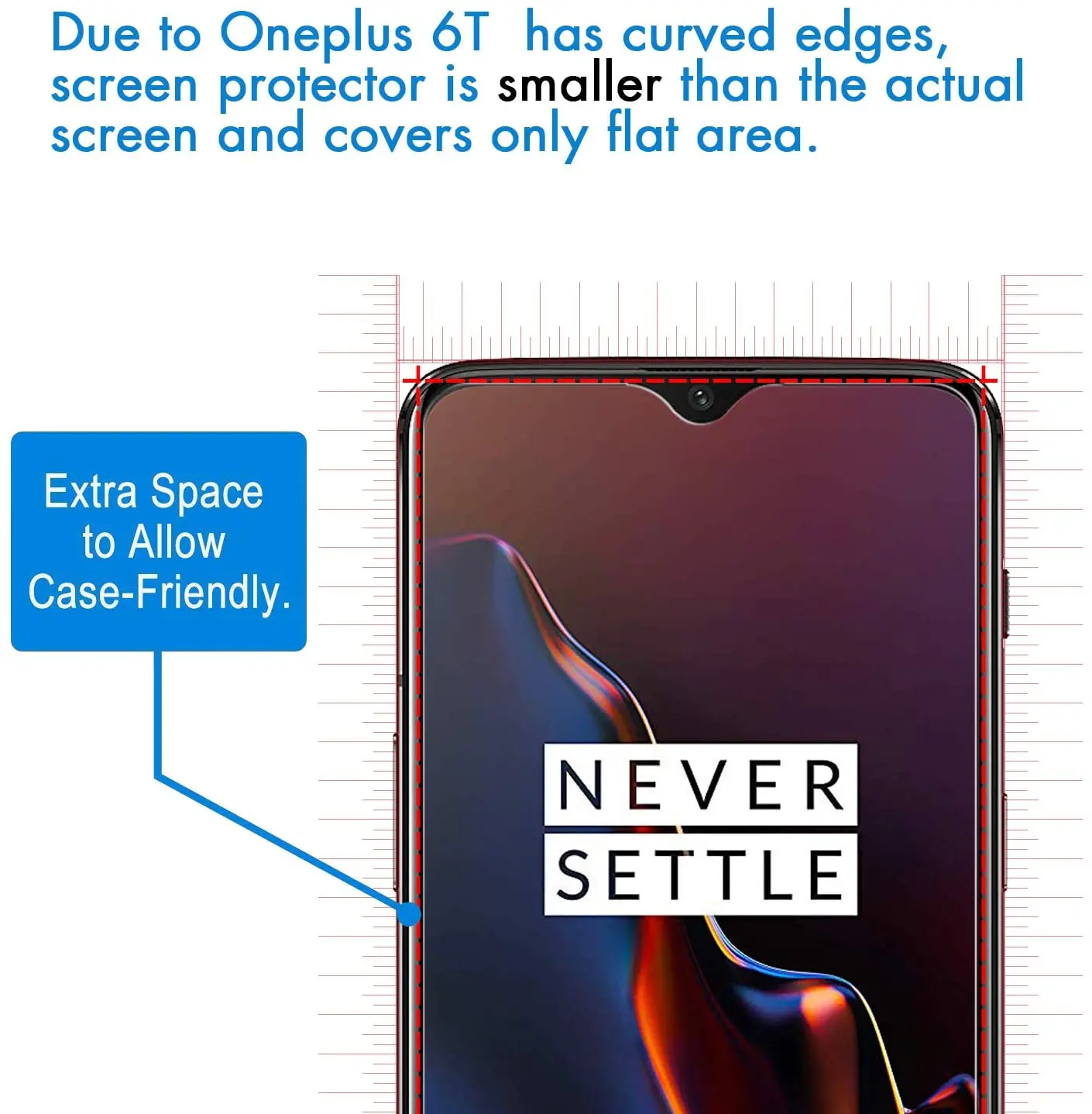 Закаленное стекло для Oneplus 6T t Oneplus6T 9H 2.5D защитная пленка Взрывозащищенная