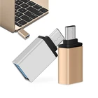 Переходник USB 3,0Type C, металлический, для MacBook Pro, Xiaomi, Huawei