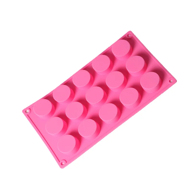 Силиконовая форма с 15 ячейками круглая инструменты для выпечки торта помадки