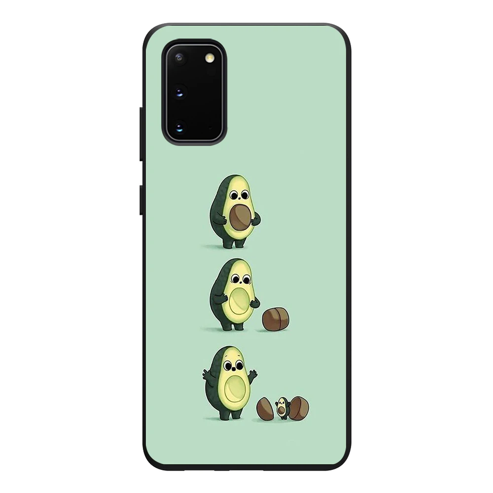 

Avocado Cute Case for Samsung Galaxy S21 A51 A50 A71 S20 A21S A12 A52 A72 A70 S10 S9 S8 S10e FE Note 20 10 Lite Plus Ultra TPU