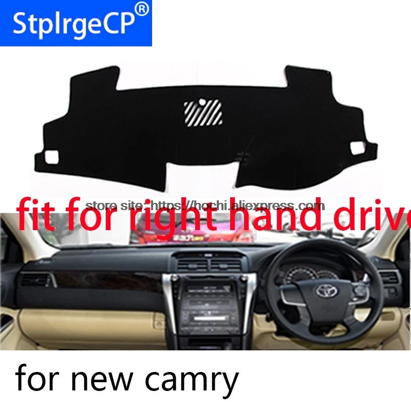 

For toyota camry right hand drive dashboard mat Protective pad black car-styling Interior Refit Sticker Mat products