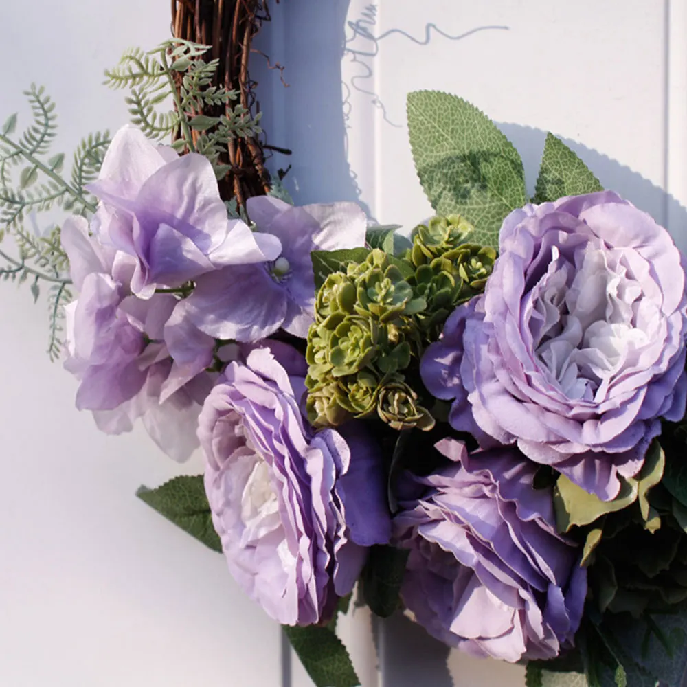 

Artificial Flower Silk flowers Rose Leaf Garland Vine Ivy Wedding Flower Garden Halloween Christmas flowers DeorationDIY Garland