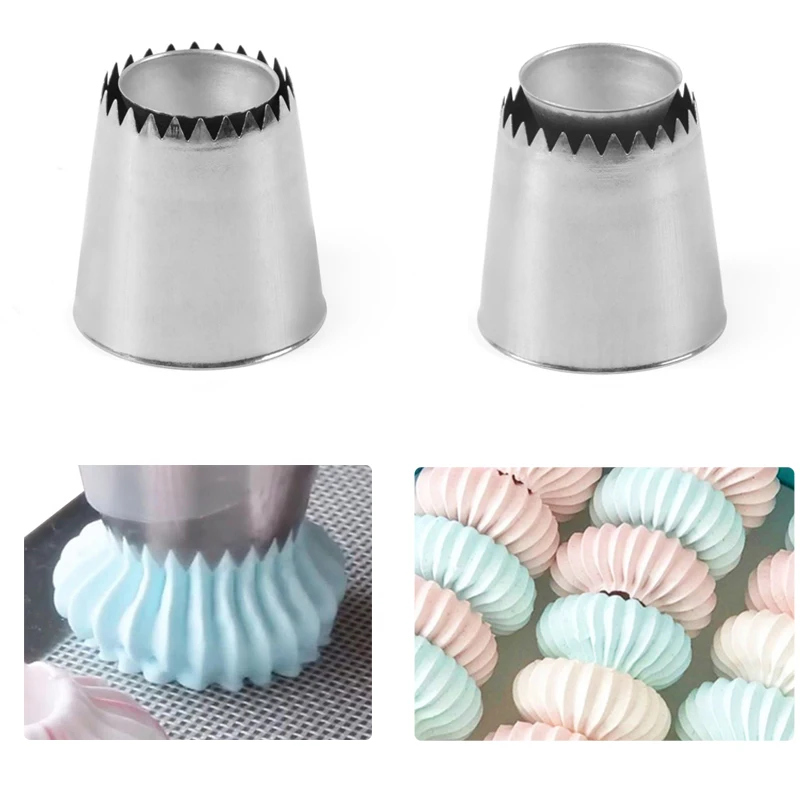 Экстра большой Sultan Премиум мороженое Кондитерские наконечники цветок