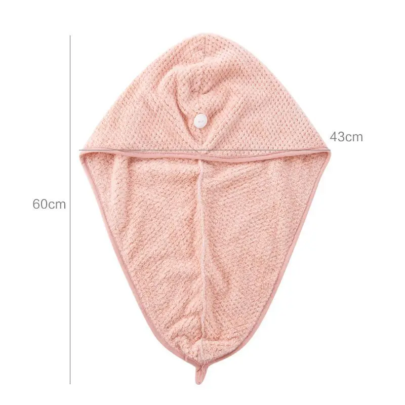 Супермикрофибра волос быстросохнущее полотенце шапочка для ванной голову