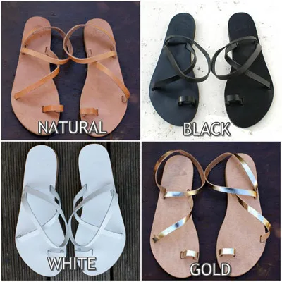 

40-43 women's flat heel flat toe sandal C3