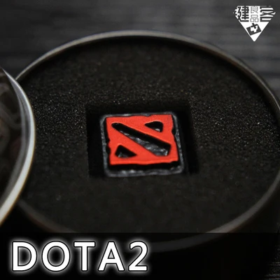 dota 2 1 шт. алюминиевый сплав рельефный ключ крышка для MX переключатели механическая клавиатура металлический ключ крышка для PUBG WOW Dota 2 Marvel OverLord - Цвет: dota 2