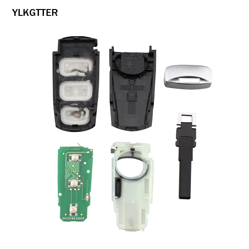 YLKGTTER умный дистанционный ключ-брелок от машины для VW/Volkswagen Passat B6 3C B7 Magotan CC с 3C0959752BA 434 МГц ID48 чип-ключ для автомобиля
