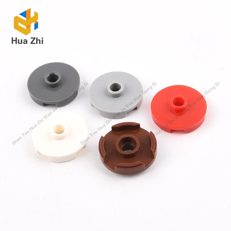 

10PCS 18674 Tile 2 x 2 Round with Center StudBuilding Blocks Parts MOC DIY Education Build Toys Brick