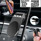 Магнитный автомобильный держатель Кожанный чехол для ключей от suzuki Grand Vitara IGNIS дюйма, для suzuki ALTO Baleno мобильный телефон Jimny Samurai Swift SX4