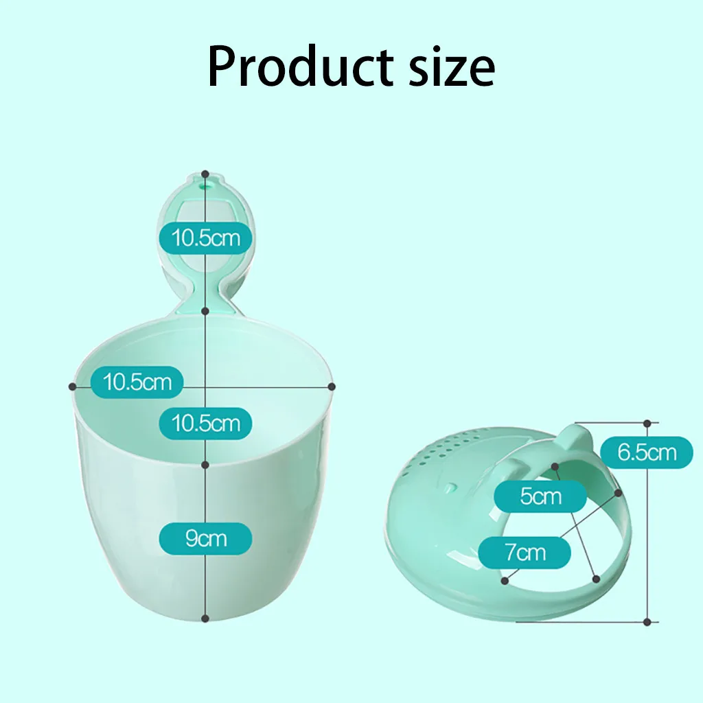 

Cute Cartoon Baby Bath Caps Toddle Shampoo Cup Children Bathing Bailer Baby Shower Spoons Child Washing Hair Cup Kids Bath Tool