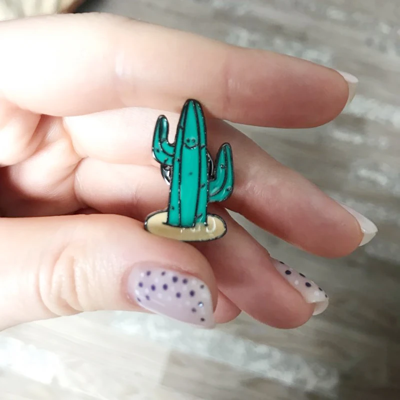 Женская Брошь в виде фрукта с изображением животного|Броши| |