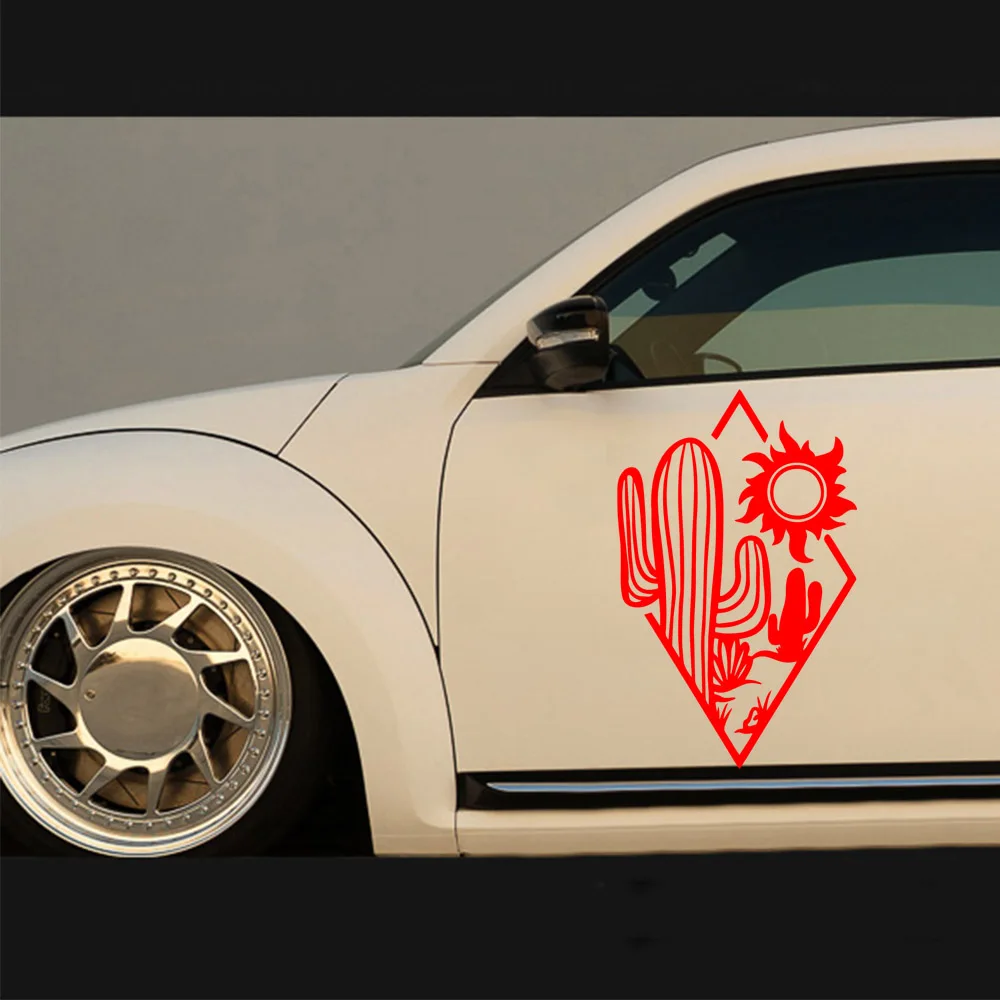 

New Design Potted plants Stickers On The Car Offroad Suv Waterproof Accessories