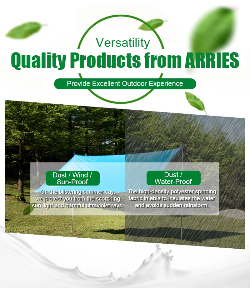 Прибытие от солнца 3 м x брезентовый тент подвесная уличная водонепроницаемая