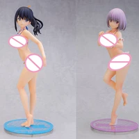 15cm rikka takarada akane shinjo anime action figure pvc swimsuit short purple hair standing posture collections model toy gifts