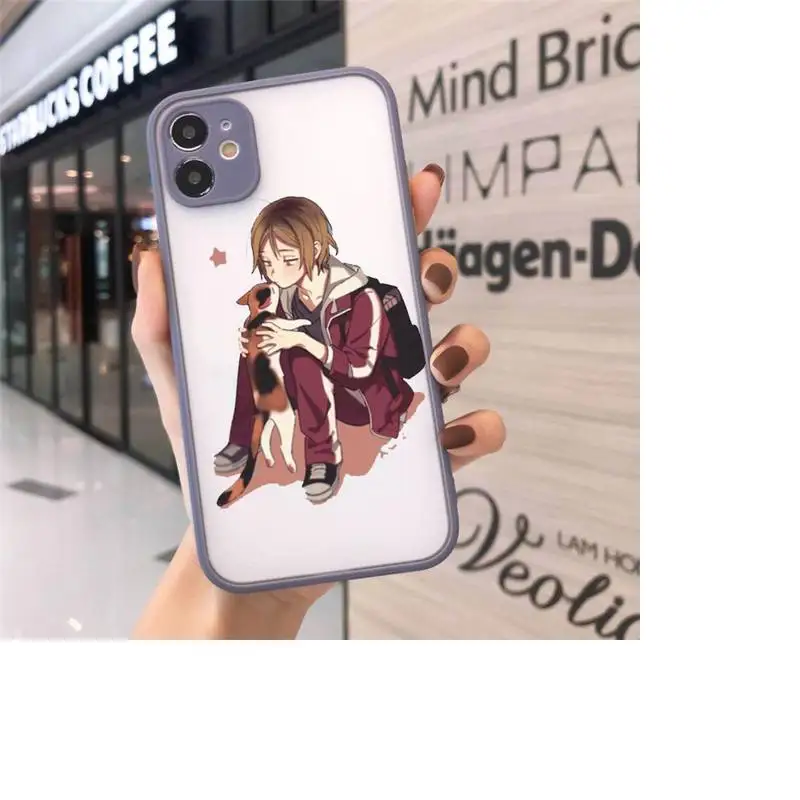 

Anime Kenma Kozume Of Haikyuu Phone Cases Matte Transparent For iPhone 12 Mini 11 Pro XR XS Max 7 8 Plus