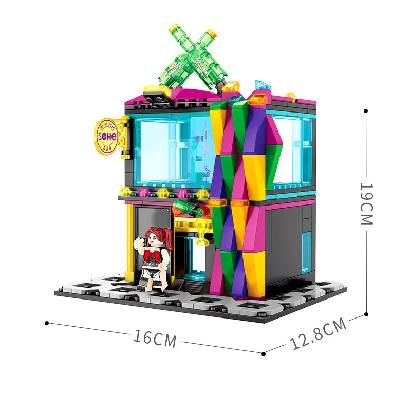 Детский конструктор кафе гамбургер продовольственный магазин | Игрушки и хобби
